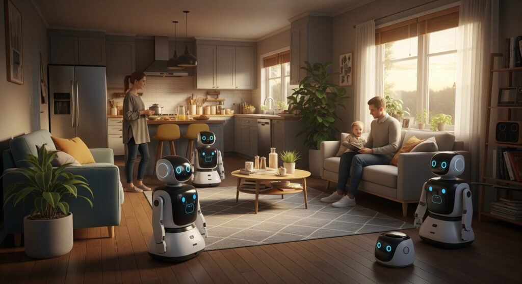 Modern home robots stopped moving randomly