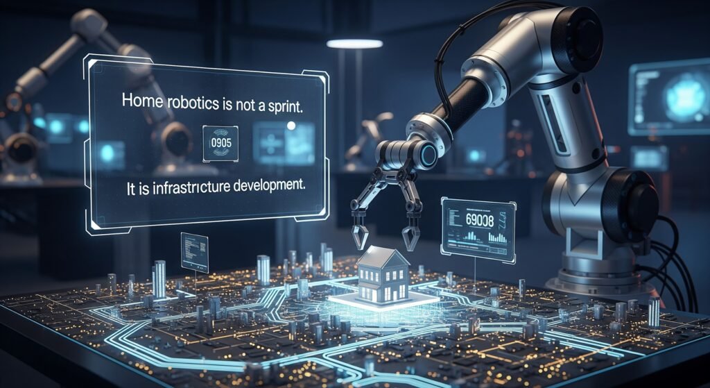 Home robotics is not a sprint. It is infrastructure development. 