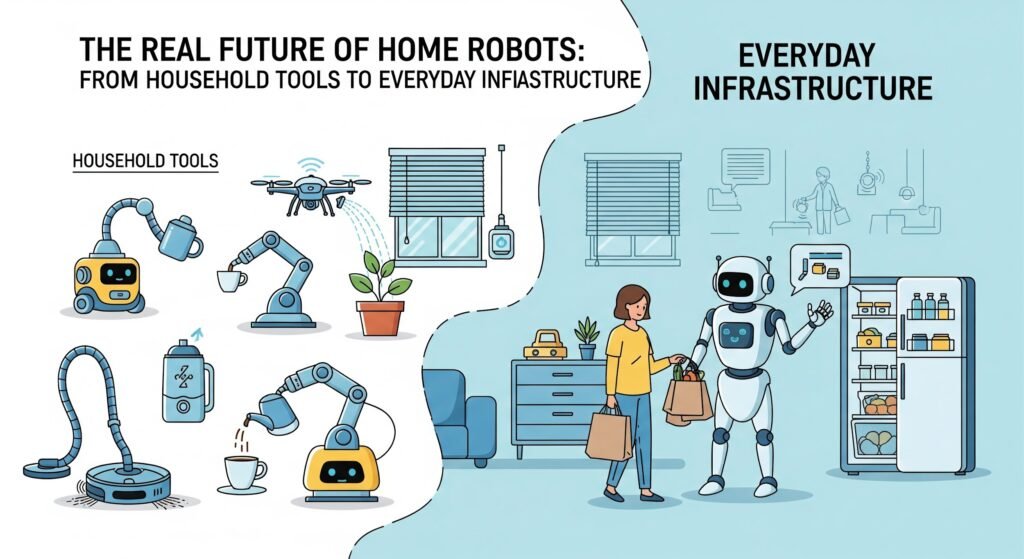 The Real Future of Home Robots: From Household Tools to Everyday Infrastructure