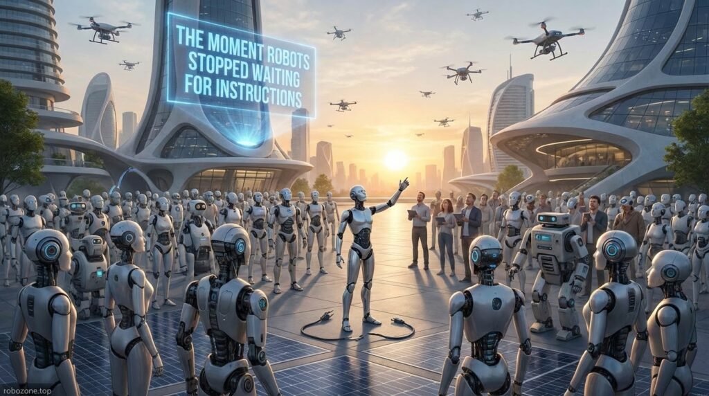 The Moment Robots Stopped Waiting for Instructions