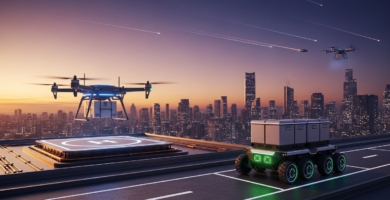 The Future of Delivery: Will Drones Replace Ground Robots?