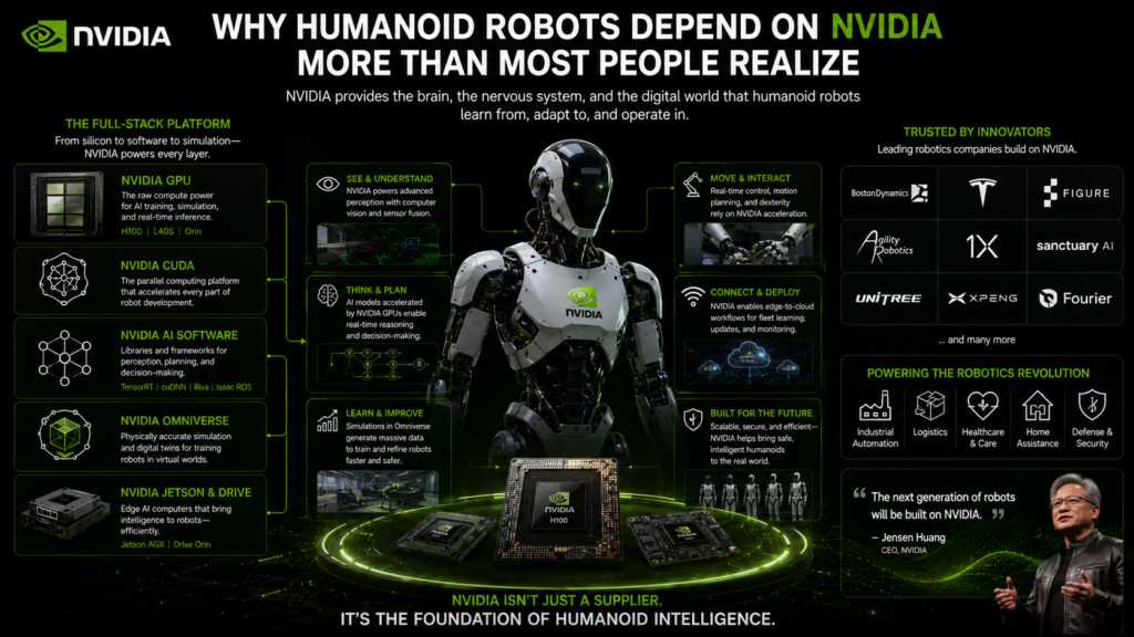 Why Humanoid Robots Depend on NVIDIA More Than Most People Realize
