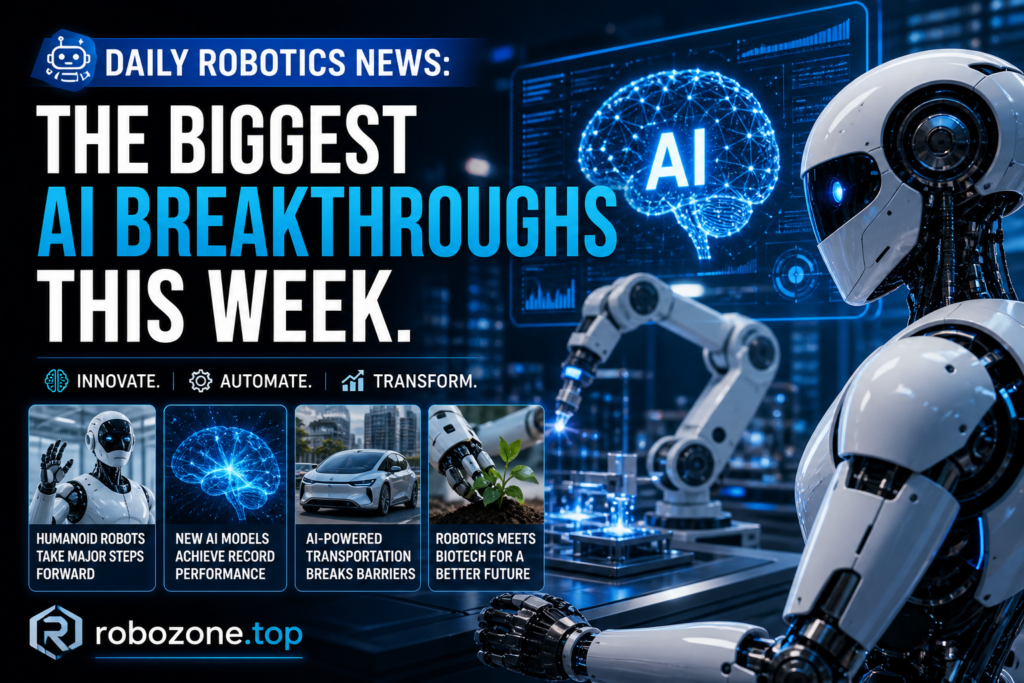 Daily Robotics News: The Biggest AI Breakthroughs This Week