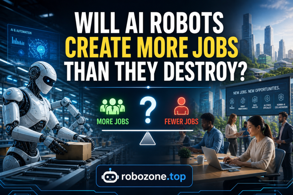 Will AI Robots Create More Jobs Than They Destroy?