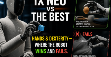 1X NEO vs the Best: Hands & dexterity — Where the Robot Wins and Fails
