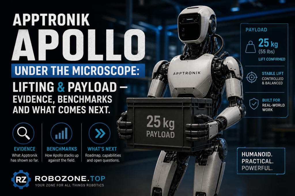 Apptronik Apollo Under the Microscope: Lifting & payload — Evidence, Benchmarks and What Comes Next