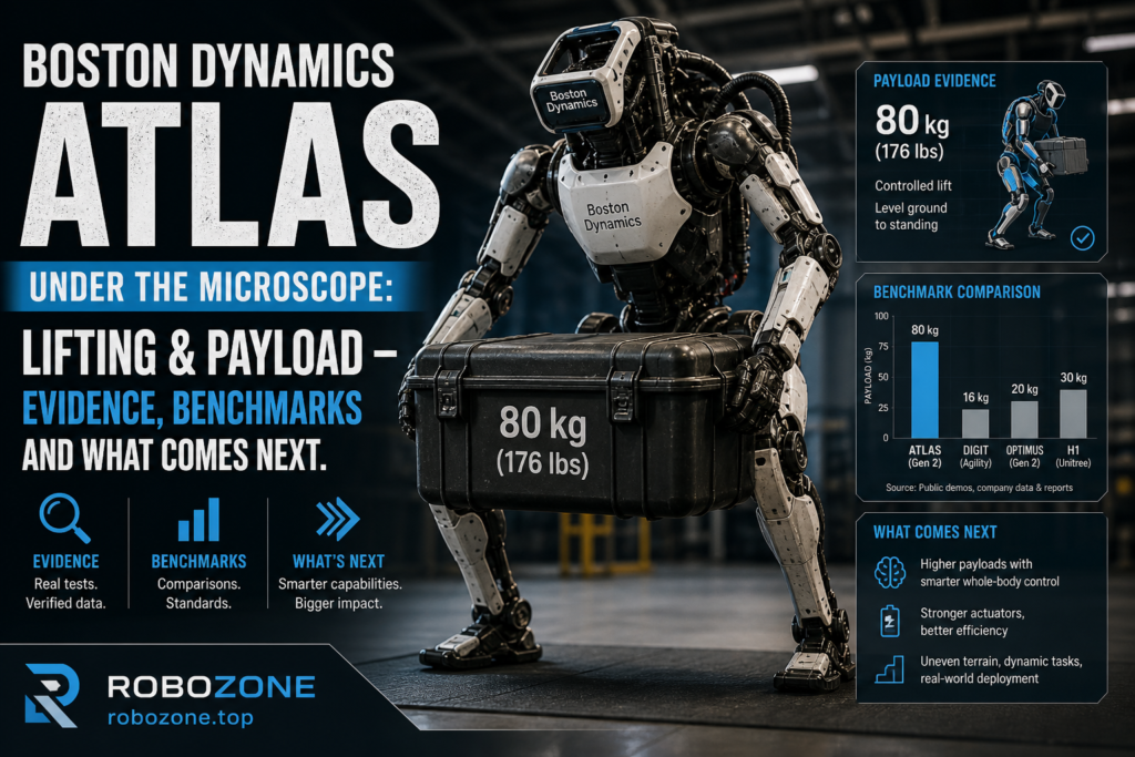 Boston Dynamics Atlas Under the Microscope: Lifting & payload — Evidence, Benchmarks and What Comes Next
