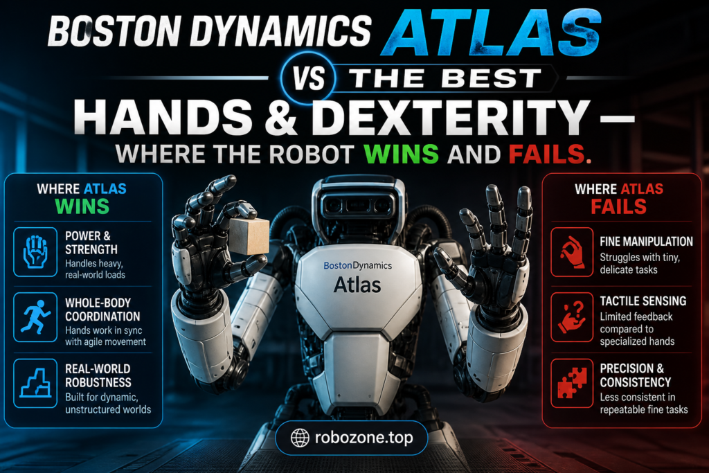 Boston Dynamics Atlas vs the Best: Hands & dexterity — Where the Robot Wins and Fails