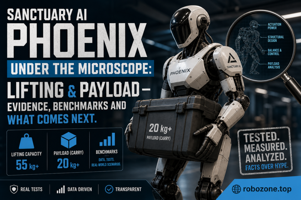 Sanctuary AI Phoenix Under the Microscope: Lifting & payload — Evidence, Benchmarks and What Comes Next