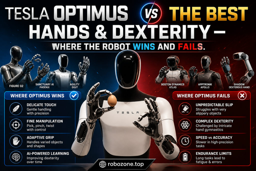 Tesla Optimus vs the Best: Hands & dexterity — Where the Robot Wins and Fails