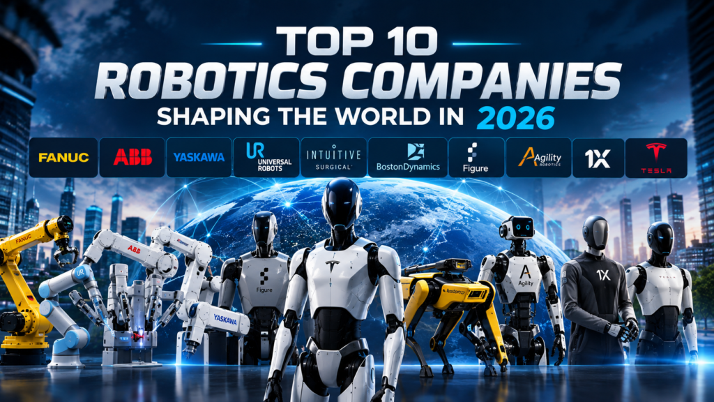 Top 10 Robotics Companies Shaping the World in 2026