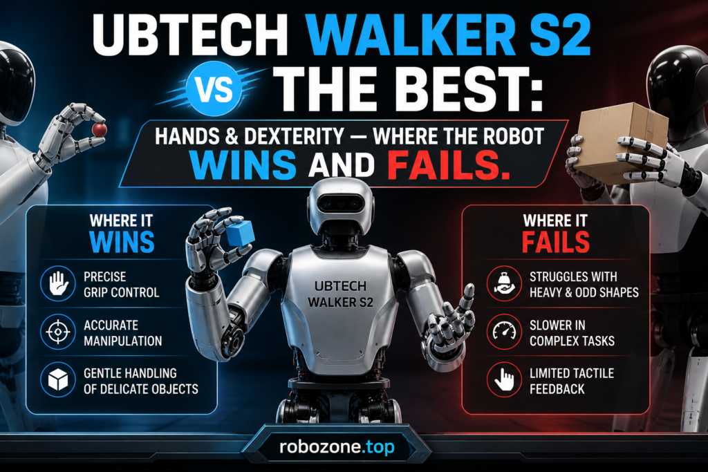 UBTECH Walker S2 vs the Best: Hands & dexterity — Where the Robot Wins and Fails