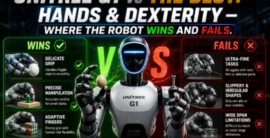 Unitree G1 vs the Best: Hands & dexterity — Where the Robot Wins and Fails
