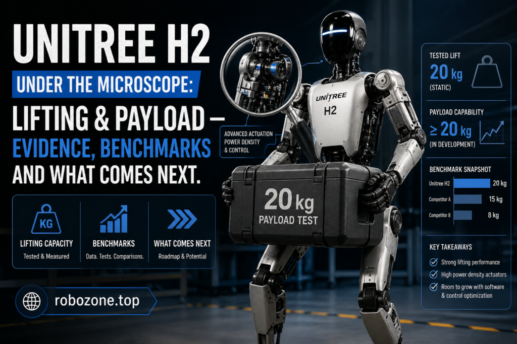 Unitree H2 Under the Microscope: Lifting & payload — Evidence, Benchmarks and What Comes Next