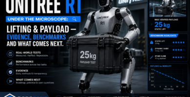 Unitree R1 Under the Microscope: Lifting & payload — Evidence, Benchmarks and What Comes Next