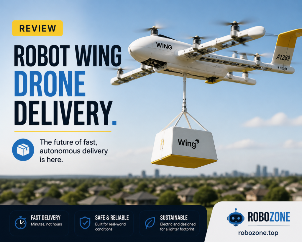 Wing drone delivery