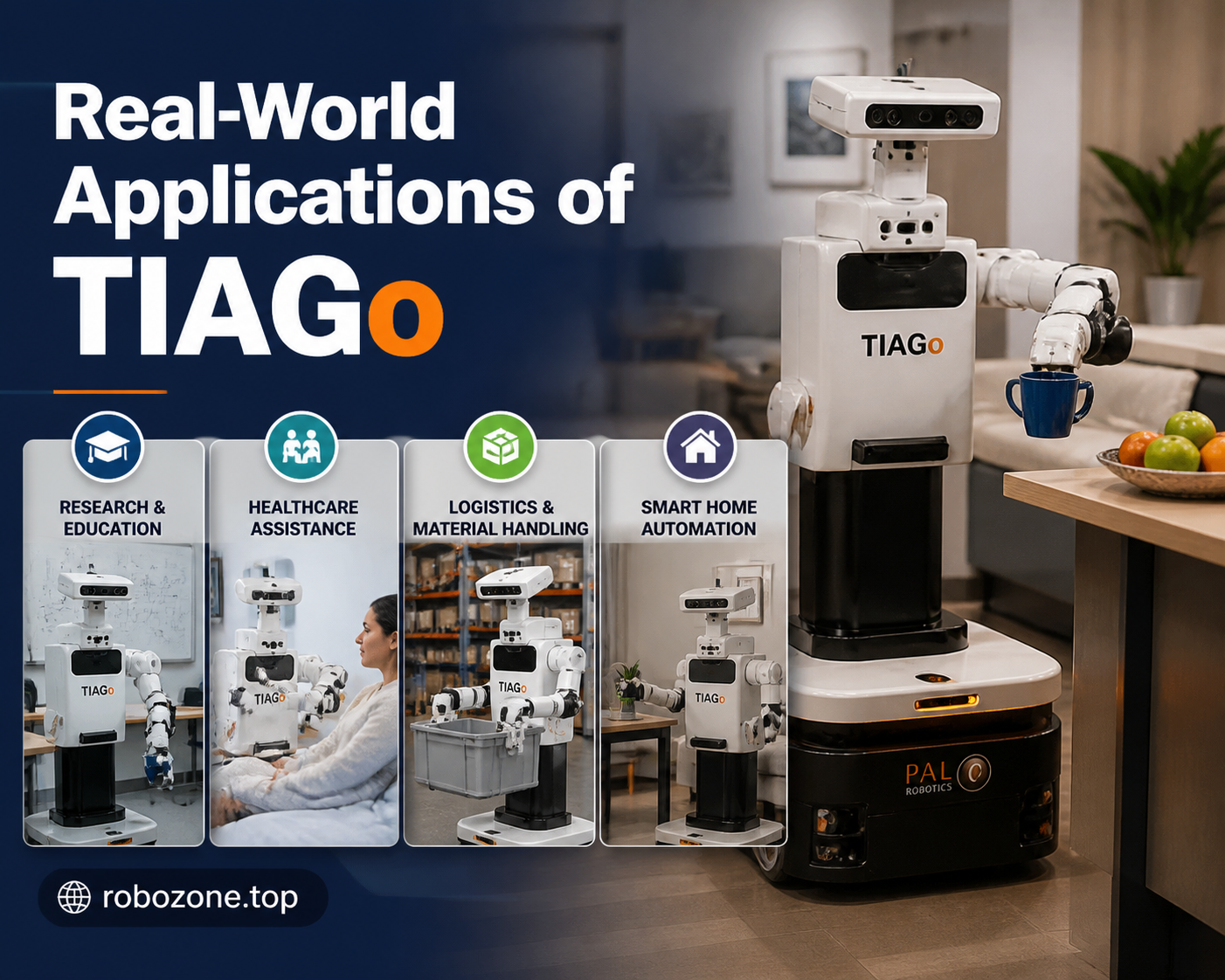 Real-World Applications of TIAGo