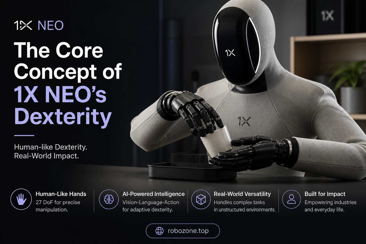 The Core Concept of 1X NEO's Dexterity