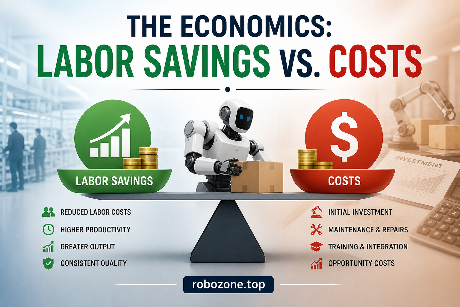The Economics: Labor Savings vs. Costs