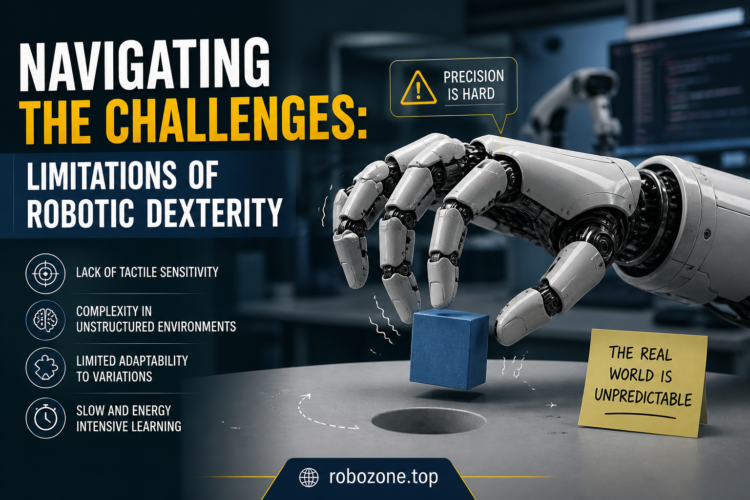 Navigating the Challenges: Limitations of Robotic Dexterity Navigating the Challenges: Limitations of Robotic Dexterity