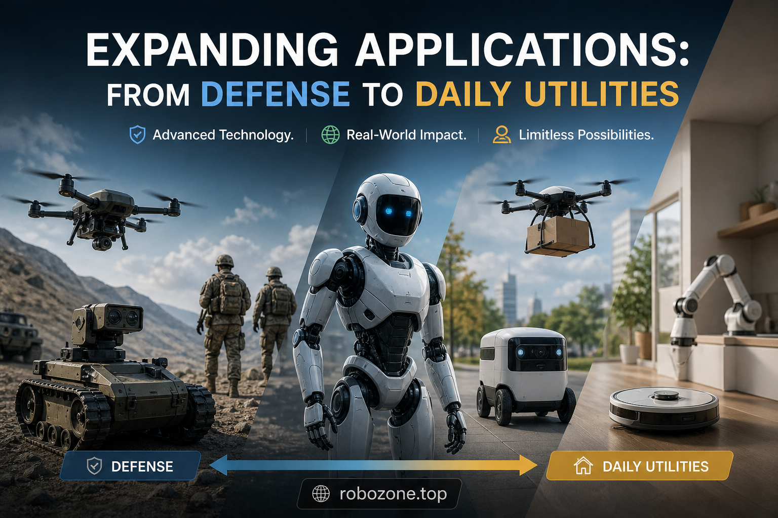 Expanding Applications: From Defense to Daily Utilities Expanding Applications: From Defense to Daily Utilities