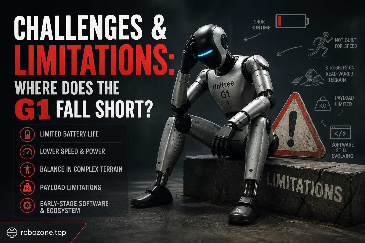 Challenges & Limitations: Where Does the G1 Fall Short? Challenges & Limitations: Where Does the G1 Fall Short?
