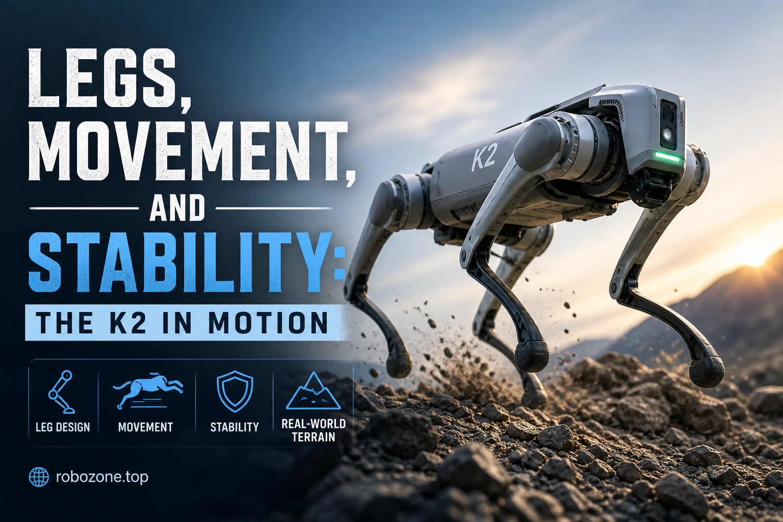 Legs, Movement, and Stability: The K2 in Motion