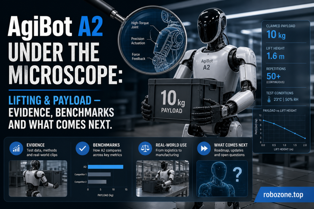 AgiBot A2 Under the Microscope: Lifting & payload — Evidence, Benchmarks and What Comes Next