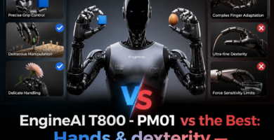 EngineAI T800 - PM01 vs the Best: Hands & dexterity — Where the Robot Wins and Fails