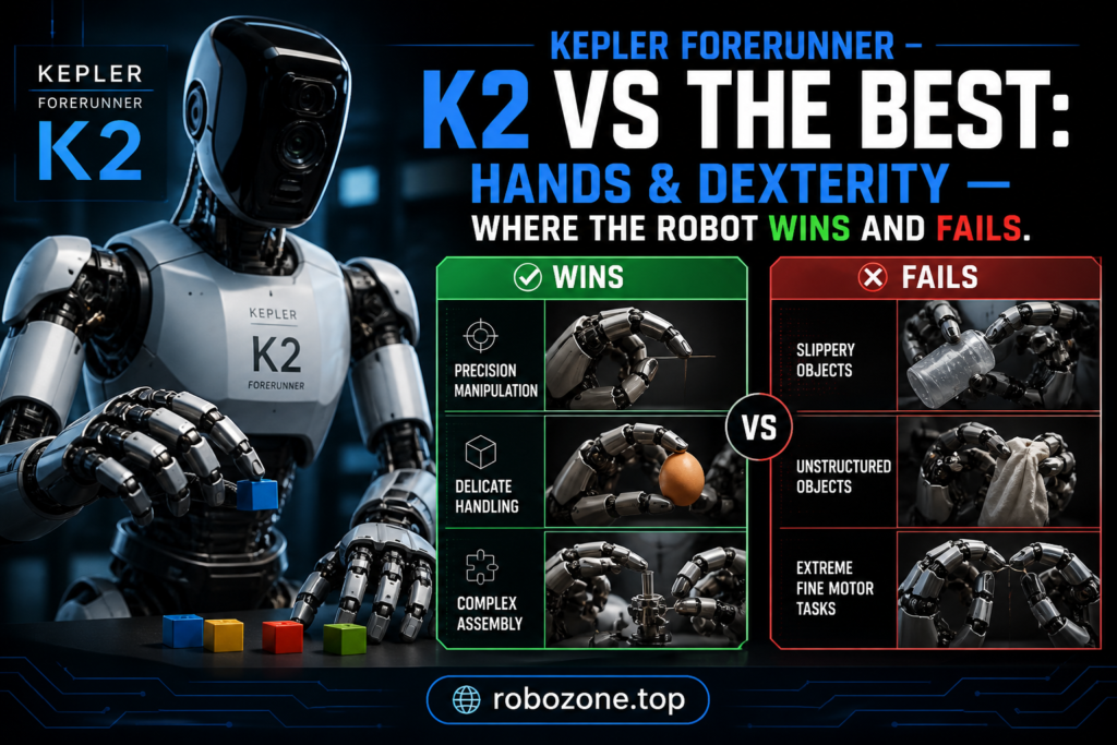 Kepler Forerunner - K2 vs the Best: Hands & dexterity — Where the Robot Wins and Fails