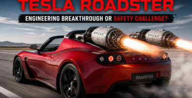 SpaceX Thrusters on a Tesla Roadster: Engineering Breakthrough or Safety Challenge?