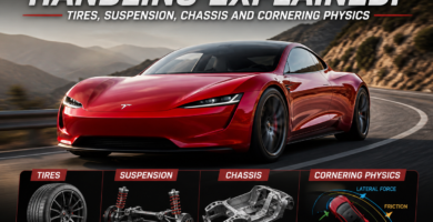 Tesla Roadster Handling Explained: Tires, Suspension, Chassis and Cornering Physics