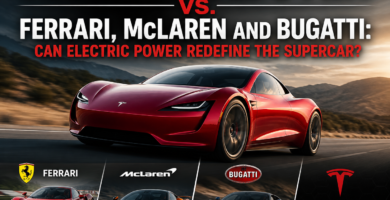Tesla Roadster vs. Ferrari, McLaren and Bugatti: Can Electric Power Redefine the Supercar?