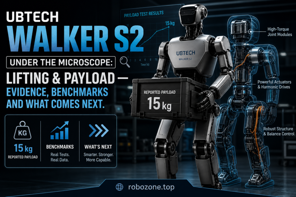 UBTECH Walker S2 Under the Microscope: Lifting & payload — Evidence, Benchmarks and What Comes Next