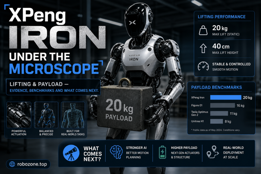 XPeng Iron Under the Microscope: Lifting & payload — Evidence, Benchmarks and What Comes Next
