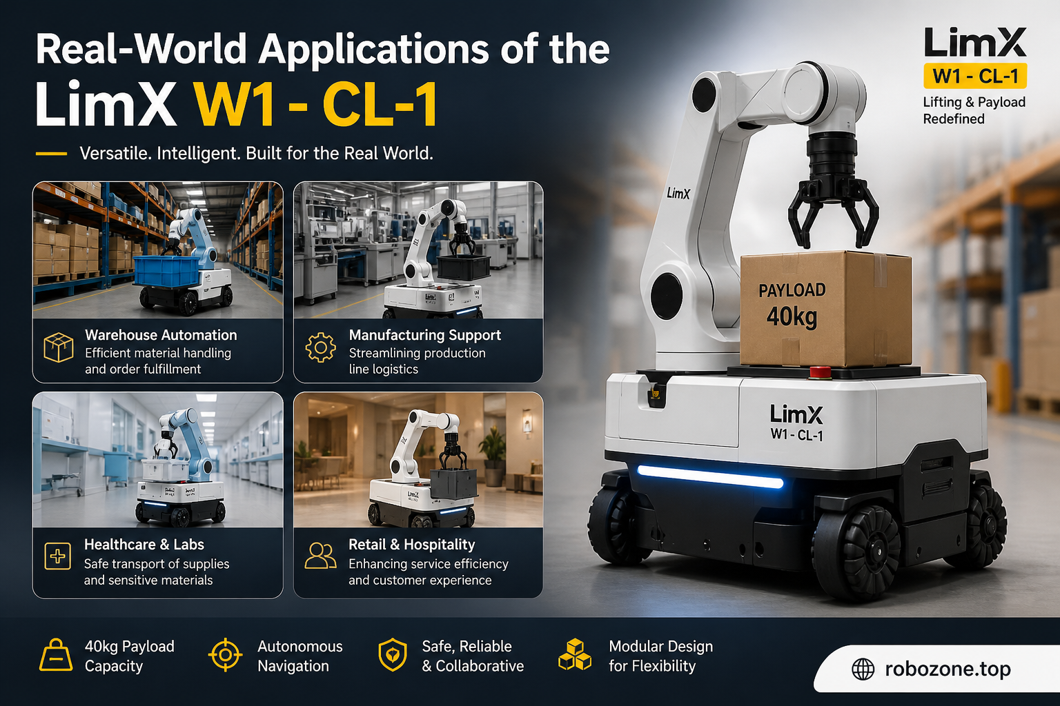 Real-World Applications of the LimX W1 - CL-1